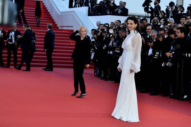 70th Cannes Film Festival 2017, Red carpet film Okja . Pictured: Juliette Binoche  Copyright: xSimonexComix xCannesx xIPAx xCannesx