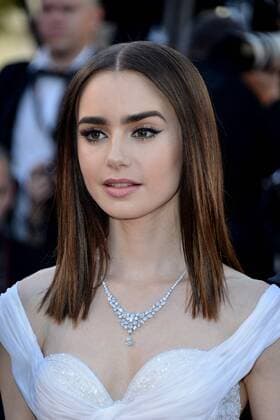 70th Cannes Film Festival 2017, Red carpet film Okja . Pictured: Lily Collins  Copyright: xSimonexComix xCannesx xIPAx xCannesx