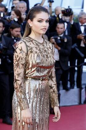 Thylane Blondeau at the Okja premiere during the 70th Cannes Film Festival at the Palais des Festivals on May 19, 2017 in Cannes, France Foto:xD.xBedrosianx xFuturexImage