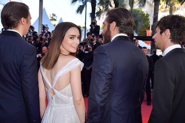 70th Cannes Film Festival - Premiere of the film OKJA Jake Gyllenhaal;Lily Collins Cannes France  518847