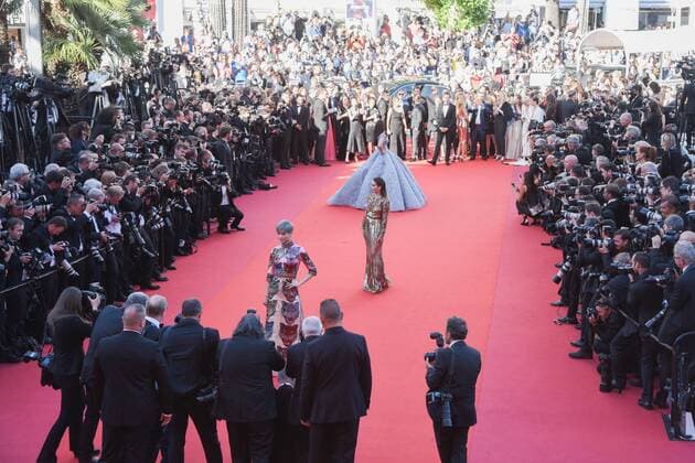 217763 Serge Arnal Starface 2017-05-19 Cannes France 70eme Festival International du Film de Cannes. Montee des Marches du film Okja . 70th International Cannes Film Festival. Red Carpet of Okja movie. Rai, Aishwarya; Blondeau Thylane  Copyright: xSergexArnalx xStarfacex STAR_217763_011