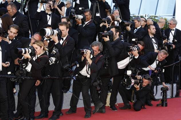 Photographers at the Okja premiere during the 70th Cannes Film Festival at the Palais des Festivals on May 19, 2017 in Cannes, France Foto:xD.xBedrosianx xFuturexImage