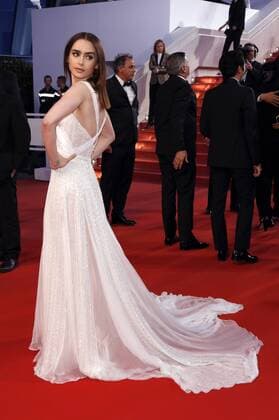 Lily Collins at the Okja premiere during the 70th Cannes Film Festival at the Palais des Festivals on May 19, 2017 in Cannes, France Foto:xD.xBedrosianx xFuturexImage