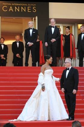 70th Festival de Cannes, France. Red Carpet at the Film - Festival with Rihanna and Thierry Fremaux.