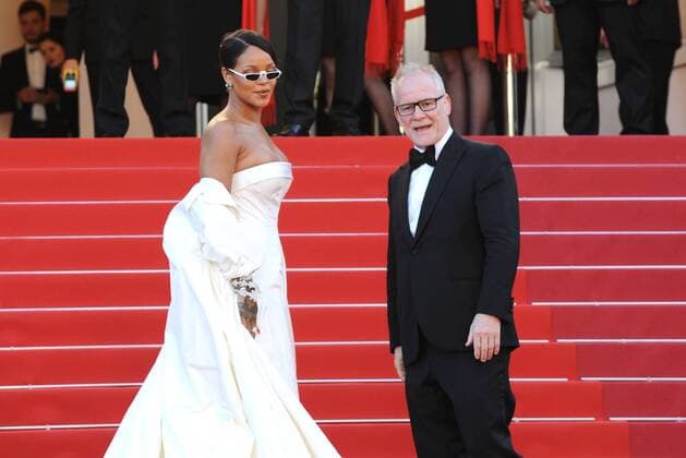 70th Festival de Cannes, France. Red Carpet at the Film - Festival with Rihanna and Thierry Fremaux.
