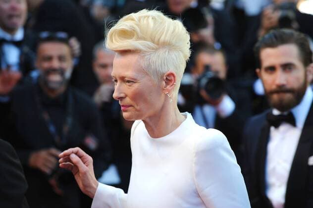 70th Festival de Cannes, France. Red Carpet at the Film - Festival with Tilda Swinton.