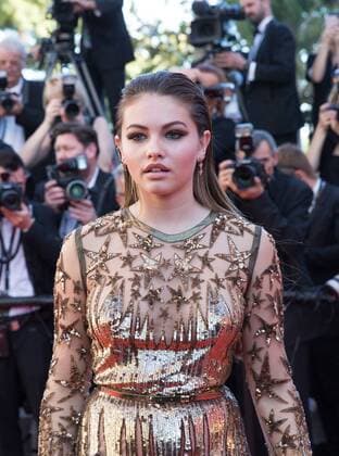 (170519) -- CANNES (FRANCE), May 19, 2017 -- French actress and model Thylane Blondeau poses on the red carpet for the screening of the film Okja in competition at the 70th Cannes International Film Festival in Cannes, France, on May 19, 2017. ) FRANCE-CANNES-INTERNATIONAL FILM FESTIVAL-OKJA XuxJinquan 