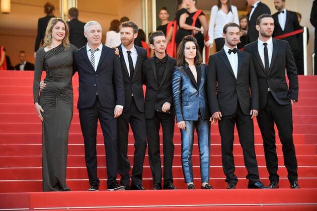 217802 Degun-Paoli Starface 2017-05-20 Cannes France 70eme Festival International du Film de Cannes. Montee des Marches du film 120 battements par minute . 70th International Cannes Film Festival. Red Carpet of 120 battements par minute movie. Haenel, Adele  Copyright: xDegun-Paolix STAR_217802_078