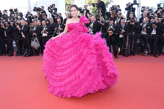 217802 Degun-Paoli Starface 2017-05-20 Cannes France 70eme Festival International du Film de Cannes. Montee des Marches du film 120 battements par minute . 70th International Cannes Film Festival. Red Carpet of 120 battements par minute movie. Hargate, Araya Alberta  Copyright: xDegun-Paolix STAR_217802_173
