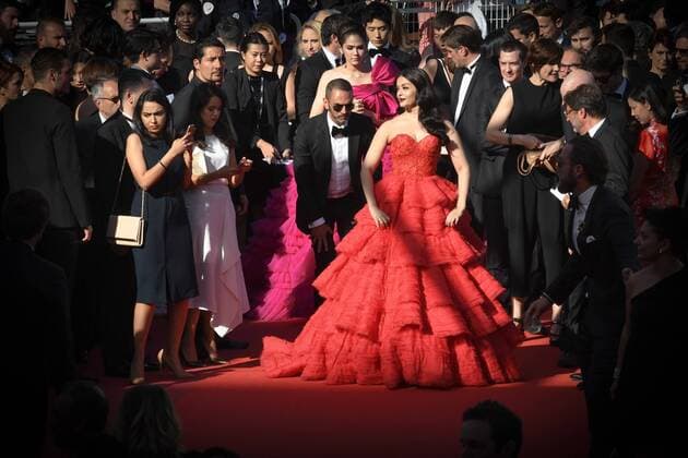 217803 Serge Arnal Starface 2017-05-20 Cannes France 70eme Festival International du Film de Cannes. Montee des Marches du film 120 battements par minute . 70th International Cannes Film Festival. Red Carpet of 120 battements par minute movie. Rai, Aishwarya  Copyright: xSergexArnalx xStarfacex STAR_217803_013