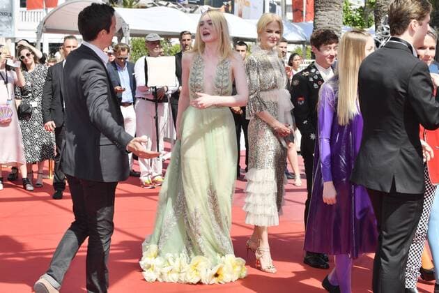 217834 Degun-Paoli Starface 2017-05-21 Cannes France 70eme Festival International du Film de Cannes. Montee des Marches du film How to Talk to Girls at Parties . 70th International Cannes Film Festival. Red Carpet of How to Talk to Girls at Parties movie. Kidman, Nicole; Fanning, Elle  Copyright: xDegun-Paolix STAR_217834_012