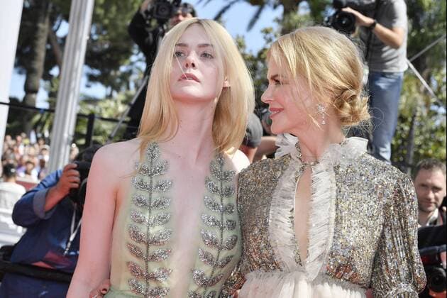 217834 Degun-Paoli Starface 2017-05-21 Cannes France 70eme Festival International du Film de Cannes. Montee des Marches du film How to Talk to Girls at Parties . 70th International Cannes Film Festival. Red Carpet of How to Talk to Girls at Parties movie. Kidman, Nicole; Fanning, Elle  Copyright: xDegun-Paolix STAR_217834_020