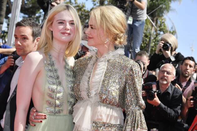 217834 Degun-Paoli Starface 2017-05-21 Cannes France 70eme Festival International du Film de Cannes. Montee des Marches du film How to Talk to Girls at Parties . 70th International Cannes Film Festival. Red Carpet of How to Talk to Girls at Parties movie. Kidman, Nicole; Fanning, Elle  Copyright: xDegun-Paolix STAR_217834_021