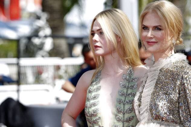 Elle Fanning and Nicole Kidman at the How To Talk To Girls At Parties premiere during the 70th Cannes Film Festival at the Palais des Festivals on May 21, 2017 in Cannes, France Foto:xD.xBedrosianx xFuturexImage