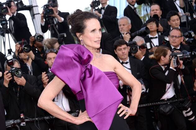 217837 Degun-Paoli Starface 2017-05-21 Cannes France 70eme Festival International du Film de Cannes. Montee des Marches du film The Meyerowitz Stories . 70th International Cannes Film Festival. Red Carpet of The Meyerowitz Stories movie MacDowell, Andie  Copyright: xDegun-Paolix STAR_217837_021