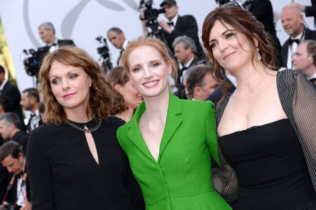 217837 Degun-Paoli Starface 2017-05-21 Cannes France 70eme Festival International du Film de Cannes. Montee des Marches du film The Meyerowitz Stories . 70th International Cannes Film Festival. Red Carpet of The Meyerowitz Stories movie Jaoui, Agnès; Chastain, Jessica; Ade, Maren  Copyright: xDegun-Paolix STAR_217837_039