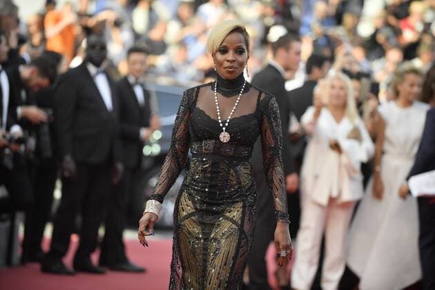 217837 Degun-Paoli Starface 2017-05-21 Etats-Unis 70eme Festival International du Film de Cannes. Montee des Marches du film The Meyerowitz Stories . 70th International Cannes Film Festival. Red Carpet of The Meyerowitz Stories movie Blige, Mary J.  Copyright: xDegun-Paolix STAR_217837_126