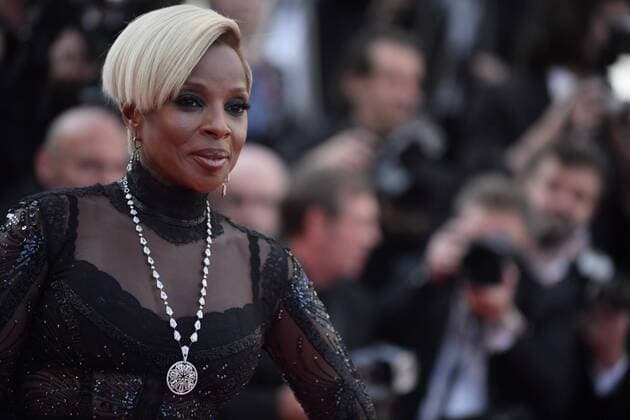 217837 Degun-Paoli Starface 2017-05-21 Etats-Unis 70eme Festival International du Film de Cannes. Montee des Marches du film The Meyerowitz Stories . 70th International Cannes Film Festival. Red Carpet of The Meyerowitz Stories movie Blige, Mary J.  Copyright: xDegun-Paolix STAR_217837_127