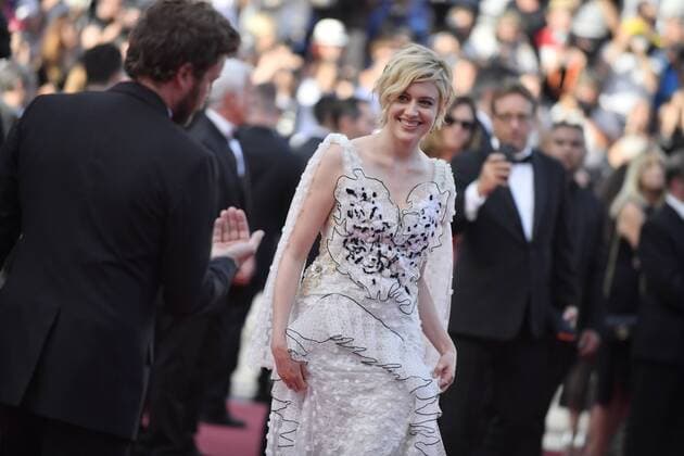 217837 Degun-Paoli Starface 2017-05-21 Etats-Unis 70eme Festival International du Film de Cannes. Montee des Marches du film The Meyerowitz Stories . 70th International Cannes Film Festival. Red Carpet of The Meyerowitz Stories movie Gerwig, Greta  Copyright: xDegun-Paolix STAR_217837_130