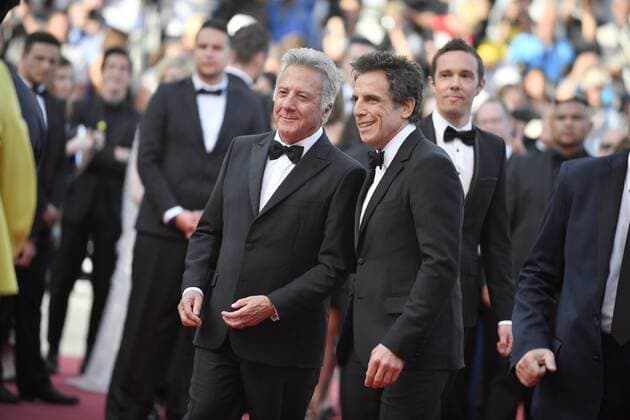 217837 Degun-Paoli Starface 2017-05-21 Etats-Unis 70eme Festival International du Film de Cannes. Montee des Marches du film The Meyerowitz Stories . 70th International Cannes Film Festival. Red Carpet of The Meyerowitz Stories movie Hoffman, Dustin; Stiller, Ben  Copyright: xDegun-Paolix STAR_217837_134