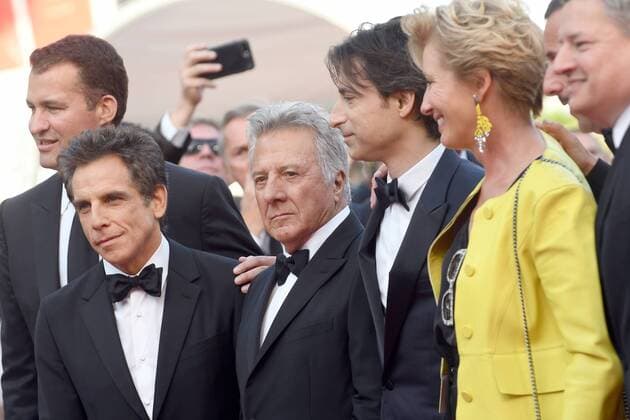 217837 Degun-Paoli Starface 2017-05-21 Cannes France 70eme Festival International du Film de Cannes. Montee des Marches du film The Meyerowitz Stories . 70th International Cannes Film Festival. Red Carpet of The Meyerowitz Stories movie Hoffman, Dustin; Stiller, Ben; Thompson, Emma; Baumbach, Noah  Copyright: xDegun-Paolix STAR_217837_179