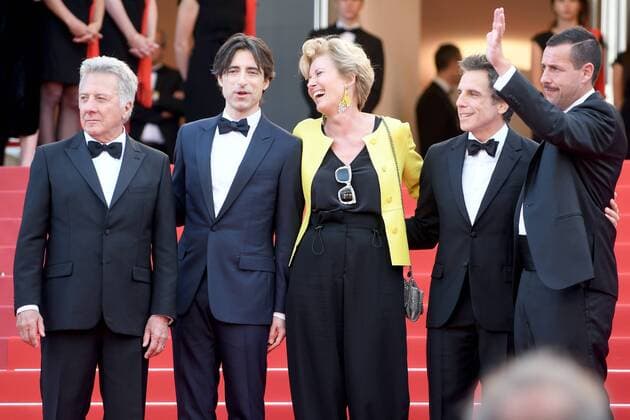 217837 Degun-Paoli Starface 2017-05-21 Cannes France 70eme Festival International du Film de Cannes. Montee des Marches du film The Meyerowitz Stories . 70th International Cannes Film Festival. Red Carpet of The Meyerowitz Stories movie Hoffman, Dustin; Stiller, Ben; Thompson, Emma; Sandler, Adam; Baumbach, Noah  Copyright: xDegun-Paolix STAR_217837_182