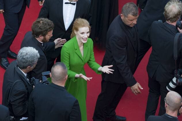 217839 Scanella Starface 2017-05-21 Cannes France 70eme Festival International du Film de Cannes. Montee des Marches du film The Meyerowitz Stories . 70th International Cannes Film Festival. Red Carpet of The Meyerowitz Stories movie . Chastain, Jessica  Copyright: xScanellax STAR_217839_045
