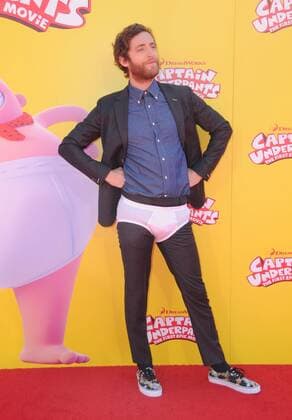 May 21, 2017 - Westwood, CA, United States - 21 May 2017 - Westwood, California - Thomas Middleditch. Premiere of Dreamwork s Captain Underpants: The First Epic Movie held at Regency Village Theater in Westwood. Photo Credit: AdMedia Westwood United States - ZUMAa123 20170521_zaa_a123_037 Copyright: xBirdiexThompsonx