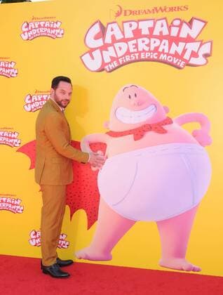May 21, 2017 - Westwood, CA, United States - 21 May 2017 - Westwood, California - Nick Kroll. Premiere of Dreamwork s Captain Underpants: The First Epic Movie held at Regency Village Theater in Westwood. Photo Credit: AdMedia Westwood United States - ZUMAa123 20170521_zaa_a123_066 Copyright: xBirdiexThompsonx