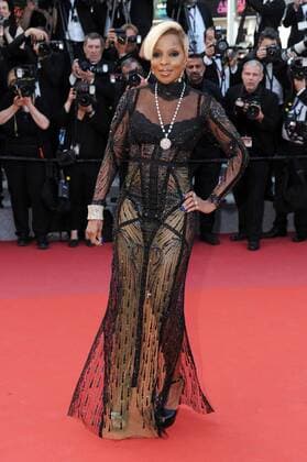 70th Cannes Film Festival 2017, Exit Red Carpet film : The meyerowitz stories Pictured : Mary J. Blige  Copyright: xAlbertoxTerenghi Cannesx xIPAx xCannesx
