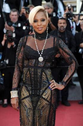 70th Cannes Film Festival 2017, Exit Red Carpet film : The meyerowitz stories Pictured : Mary J. Blige  Copyright: xAlbertoxTerenghi Cannesx xIPAx xCannesx