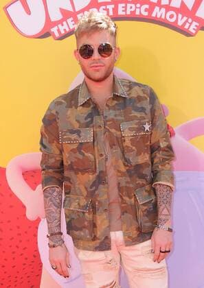 May 21, 2017 - Westwood, CA, United States - 21 May 2017 - Westwood, California - Adam Lambert. Premiere of Dreamwork s Captain Underpants: The First Epic Movie held at Regency Village Theater in Westwood. Photo Credit: AdMedia Westwood United States - ZUMAa123 20170521_zaa_a123_099 Copyright: xBirdiexThompsonx