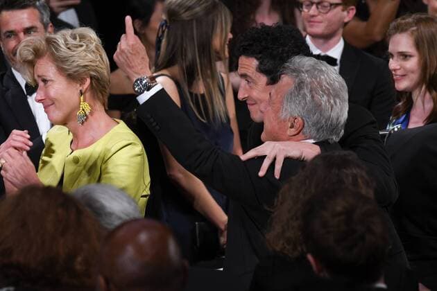 217847 Serge Arnal Starface 2017-05-21 Cannes France Exclusif: 70eme festival International du Film de Cannes. Ambiance fin de projection The Meyerowitz Stories . 70th International Cannes Film Festival. Atmosphere at the end of the screening EXCLUSIVE Hoffman, Dustin; Thompson, Emma  Copyright: xSergexArnalx xStarfacex STAR_217847_004