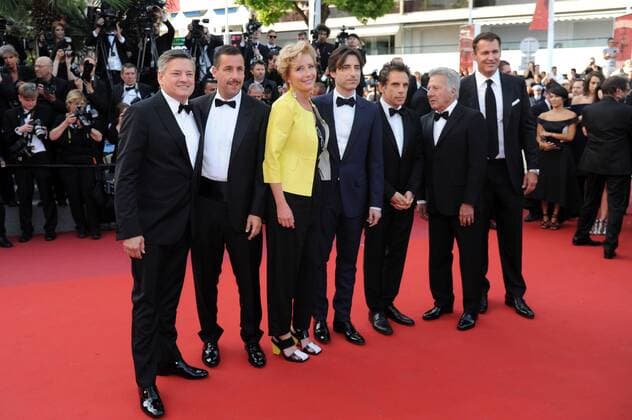 70th Cannes Film Festival 2017, Exit Red Carpet film : The meyerowitz stories Pictured : Dustin Hoffman, Ben Stiller, Noah Baumbach, Emma Thompson, Adam Sandler  Copyright: xAlbertoxTerenghi Cannesx xIPAx xCannesx