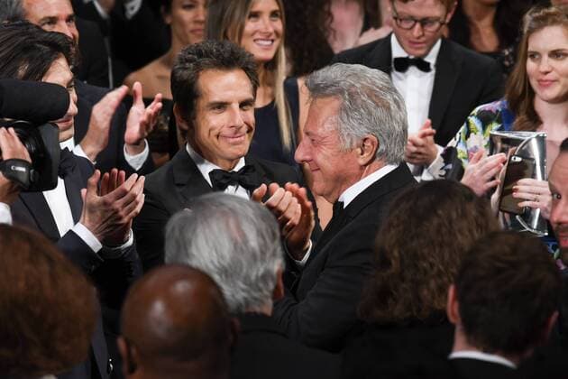217847 Serge Arnal Starface 2017-05-21 Cannes France Exclusif: 70eme festival International du Film de Cannes. Ambiance fin de projection The Meyerowitz Stories . 70th International Cannes Film Festival. Atmosphere at the end of the screening EXCLUSIVE Hoffman, Dustin; Stiller, Ben  Copyright: xSergexArnalx xStarfacex STAR_217847_007