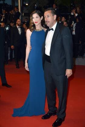 70th Cannes Film Festival 2017, Uscita Red Carpet film The Meyerowitz stories . Pictured : Jackie Sandler, Adam Sandler  Copyright: xAlbertoxTerenghi Cannesx xIPAx xCannesx
