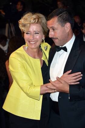 70th Cannes Film Festival 2017, Uscita Red Carpet film The Meyerowitz stories . Pictured : Emma Thompson, Adam Sandler  Copyright: xAlbertoxTerenghi Cannesx xIPAx xCannesx