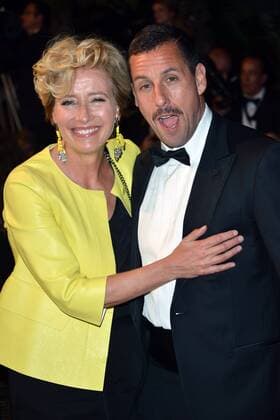 70th Cannes Film Festival 2017, Uscita Red Carpet film The Meyerowitz stories . Pictured : Emma Thompson, Adam Sandler  Copyright: xAlbertoxTerenghi Cannesx xIPAx xCannesx