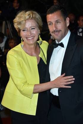 70th Cannes Film Festival 2017, Uscita Red Carpet film The Meyerowitz stories . Pictured : Emma Thompson, Adam Sandler  Copyright: xAlbertoxTerenghi Cannesx xIPAx xCannesx