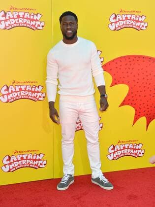 Kevin Hart arrives for the premiere of Captain Underpants: The First Epic Movie at the Regency Village Theater in Los Angeles, California on May 21, 2017.  LAP2017052102 CHRISTINExCHEW