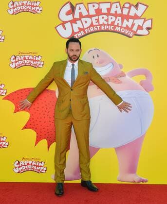 Nick Kroll arrives at the premiere of Captain Underpants: The First Epic Movie at the Regency Village Theater in Los Angeles, California on May 21, 2017.  LAP2017052128 CHRISTINExCHEW
