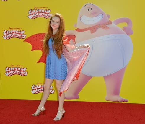 Francesca Capaldi arrives at the premiere of Captain Underpants: The First Epic Movie at the Regency Village Theater in Los Angeles, California on May 21, 2017.  LAP2017052134 CHRISTINExCHEW