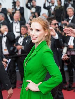 (170521) -- CANNES, May 21, 2017 -- U.S. actress and member of the Feature Film jury Jessica Chastain poses on the red carpet for the screening of the film The Meyerowitz Stories in competition at the 70th Cannes International Film Festival in Cannes, France, on May 21, 2017. ) FRANCE-CANNES-FILM FESTIVAL- THE MEYEROWITZ STORIES -RED CARPET XuxJinquan 