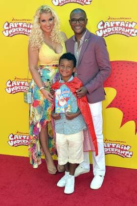 Tommy Davidson mit Familie bei der Premiere des Animationsfilms Captain Underpants: The First Epic Movie in Regency Village Theatre. Westwood, 21.05.2017 Foto:xD.xStarbuckx xFuturexImage