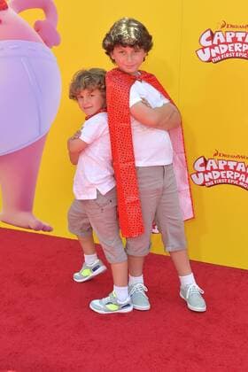 Ocean Maturo und August Maturo bei der Premiere des Animationsfilms Captain Underpants: The First Epic Movie in Regency Village Theatre. Westwood, 21.05.2017 Foto:xD.xStarbuckx xFuturexImage