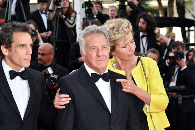 Ben Stiller, Dustin Hoffman, Emma Thompson Premiere THE MEYEROWITZ STORIES 70. Filmfestspiele Cannes Red Carpet Cannes 21. Mai 2017 Bitte Fotovermerk: SPÖTTEL-PICTURE Premiere THE MEYEROWITZ STORIES