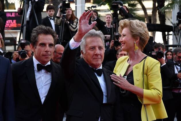 Ben Stiller, Dustin Hoffman, Emma Thompson Premiere THE MEYEROWITZ STORIES 70. Filmfestspiele Cannes Red Carpet Cannes 21. Mai 2017 Bitte Fotovermerk: SPÖTTEL-PICTURE Premiere THE MEYEROWITZ STORIES