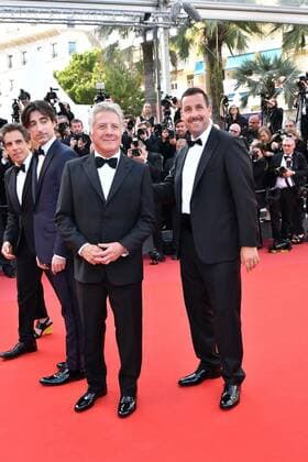 Dustin Hoffman, Adam Sandler Premiere THE MEYEROWITZ STORIES 70. Filmfestspiele Cannes Red Carpet Cannes 21. Mai 2017 Bitte Fotovermerk: SPÖTTEL-PICTURE Premiere THE MEYEROWITZ STORIES