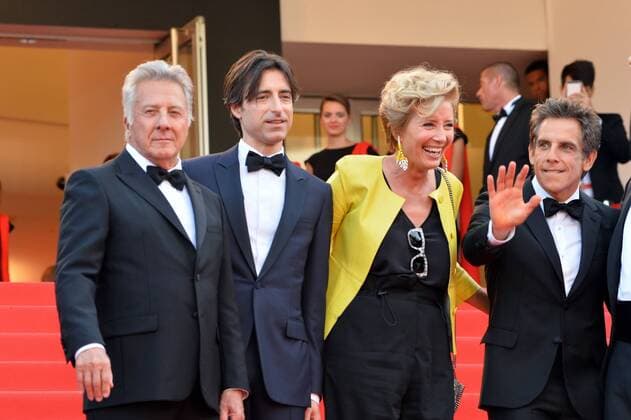 Dustin Hoffman, Noah Baumbach, Emma Thompson und Ben Stiller Premiere THE MEYEROWITZ STORIES 70. Filmfestspiele Cannes Red Carpet Cannes 21. Mai 2017 Bitte Fotovermerk: SPÖTTEL-PICTURE Premiere THE MEYEROWITZ STORIES