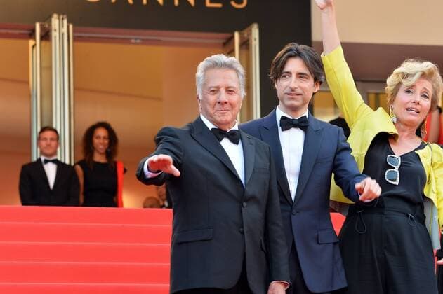 Dustin Hoffman, Noah Baumbach, Emma Thompson Premiere THE MEYEROWITZ STORIES 70. Filmfestspiele Cannes Red Carpet Cannes 21. Mai 2017 Bitte Fotovermerk: SPÖTTEL-PICTURE Premiere THE MEYEROWITZ STORIES